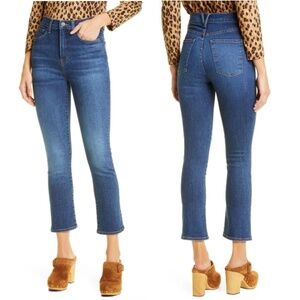 NWT Veronica Beard Carly High Waist Kick Flare Jeans